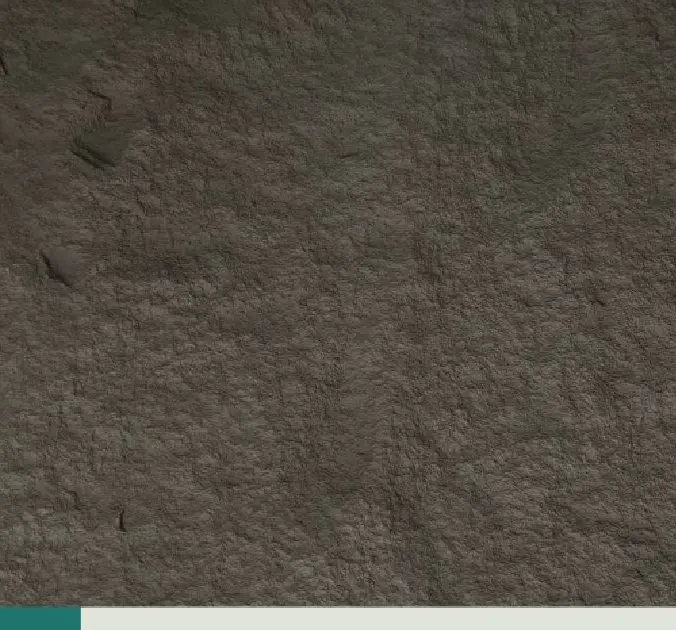 Cement Wall Charcoal Gray polyurethane stone